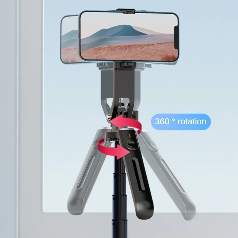 P190/P195 Bluetooth Selfie Stick 1.8m Wireless Phone Gimbal Stabilizer 4 Legs Phone Stand 360&deg;Rotation For Video Vlogging