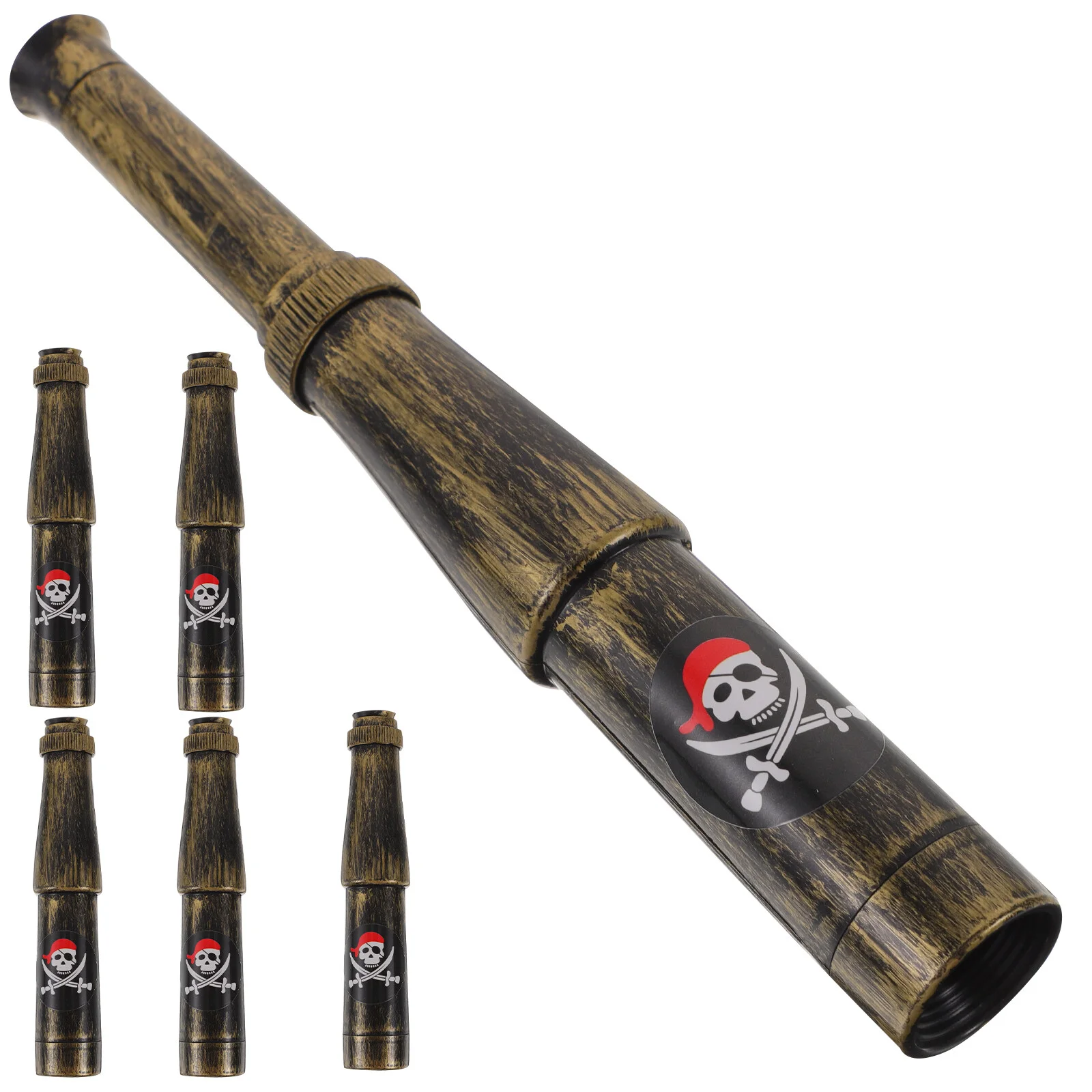 Pirate Prop Telescopi Giocattoli Per Bambini 3-5 Decorazioni Per Navi Per Feste A Tema Per Bambini