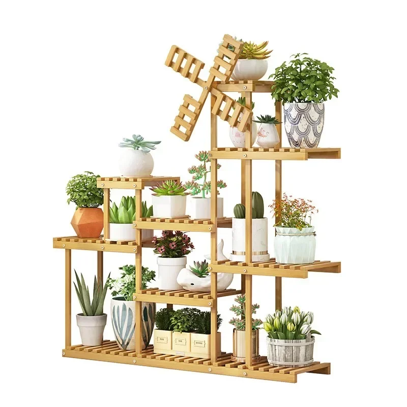 Wooden Indoor Plant Stand Flower Pot Stand Display Plants Holder Base for Plants Pots Shelf Outdoor Corner Plant Shelves