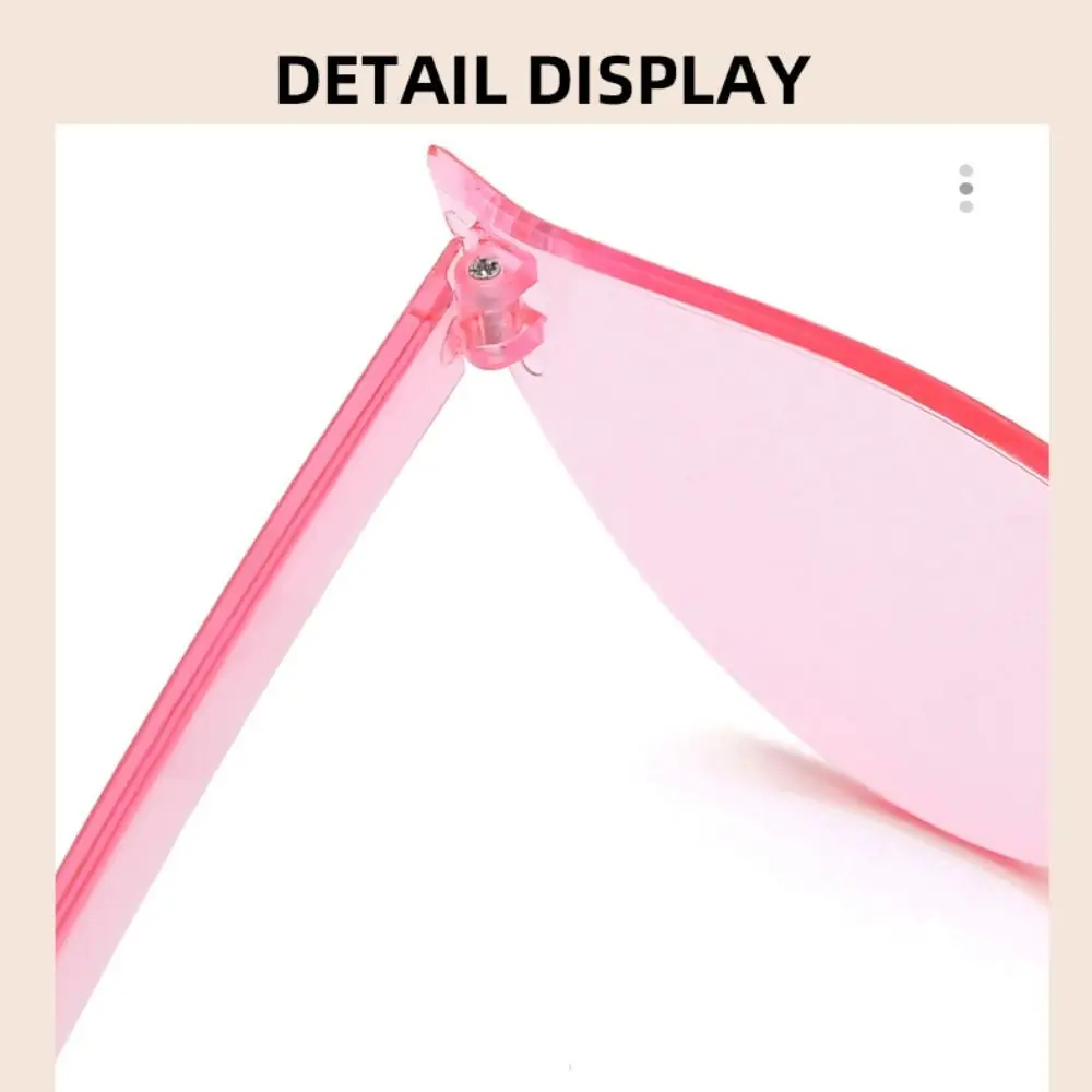 Bonbonfarbene Katzenaugen-Sonnenbrille UV400 Sonnenschutz Outdoor-Sonnenbrille Straßenfotografie-Dekoration Reisezubehör Retro-Brille – Detail 4