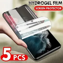 Protective Hydrogel Screen Protector Film, 5 - Pack - 5Pcs (For Moto G54)