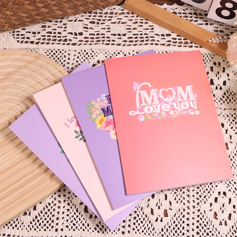 Happy Mother's Day Card Pop Up Mothers Day 3D Card Greeting Postcard Creative Postcard For Mom Wife Surprise Gifts
