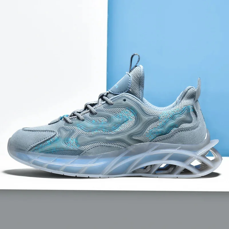 New Designer Reflective High Top Men Sneakers Breathable Running Shoes for Men Young Run Gym Trail Outdoor Walking Sports Sh