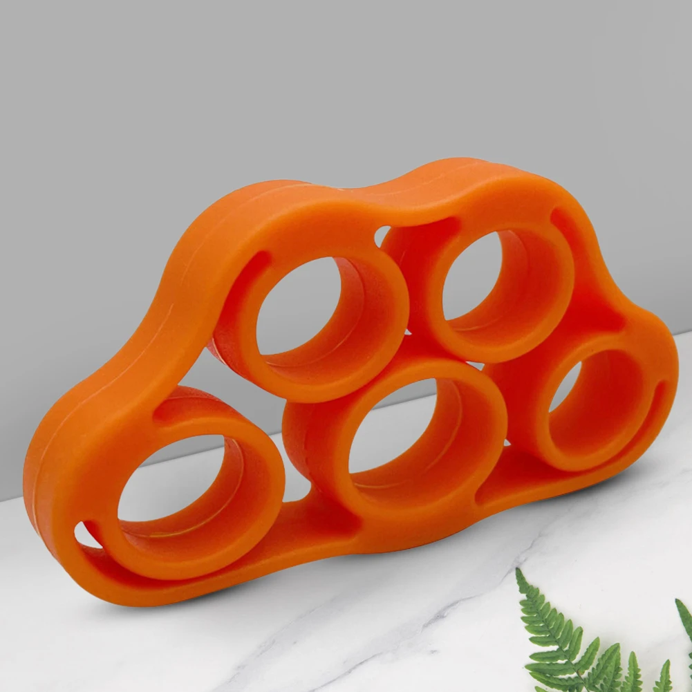 3KG-5KG Finger Hand Grip Silicone Strength Trainer Ring Gripper Expander Finger Workout Fitness Training Power Hand Grips