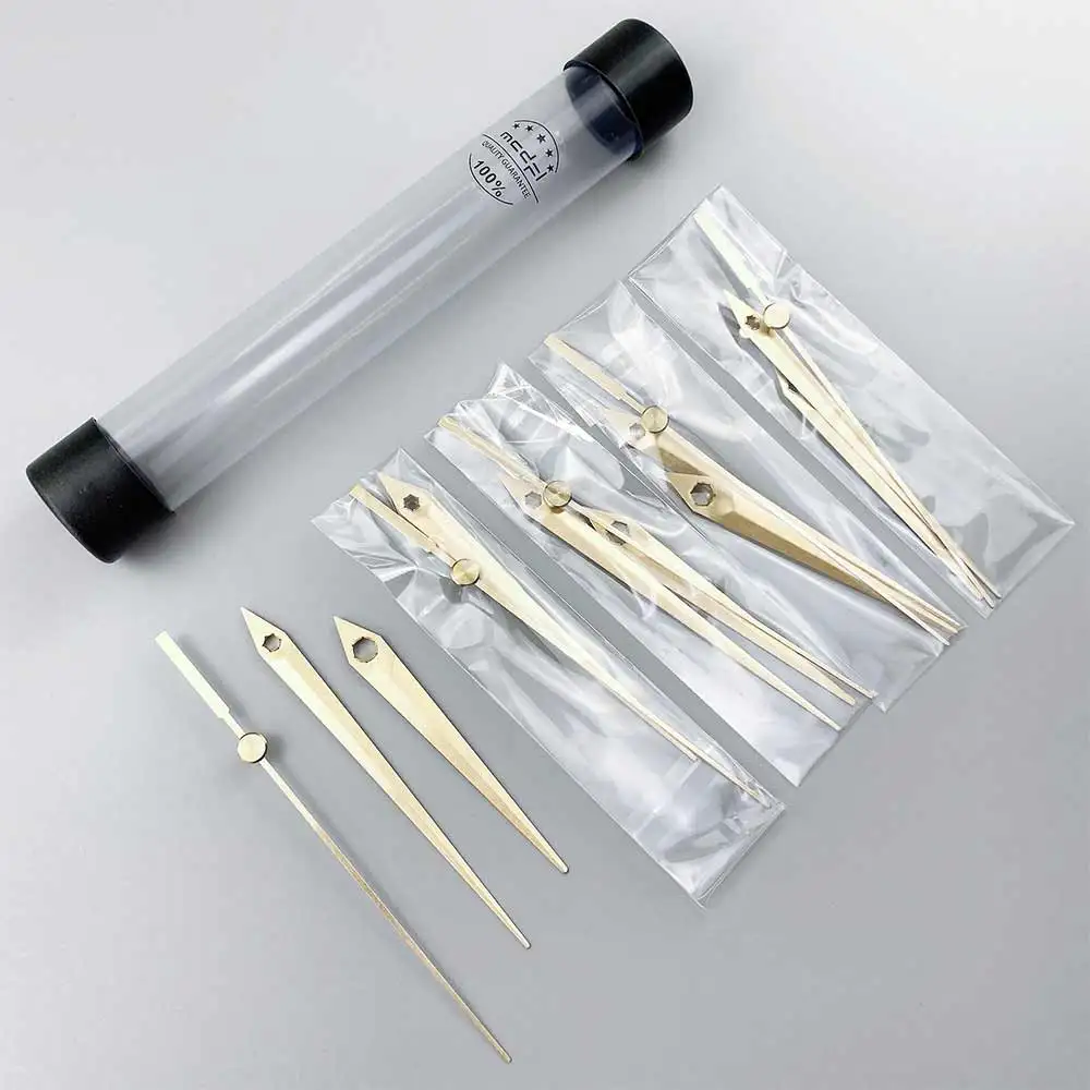 Gold Wall Clock Hands Replacement Kit Parts Mechanism DIY Works Making Clocks Quartz Repair Analog Motor Movements Watch