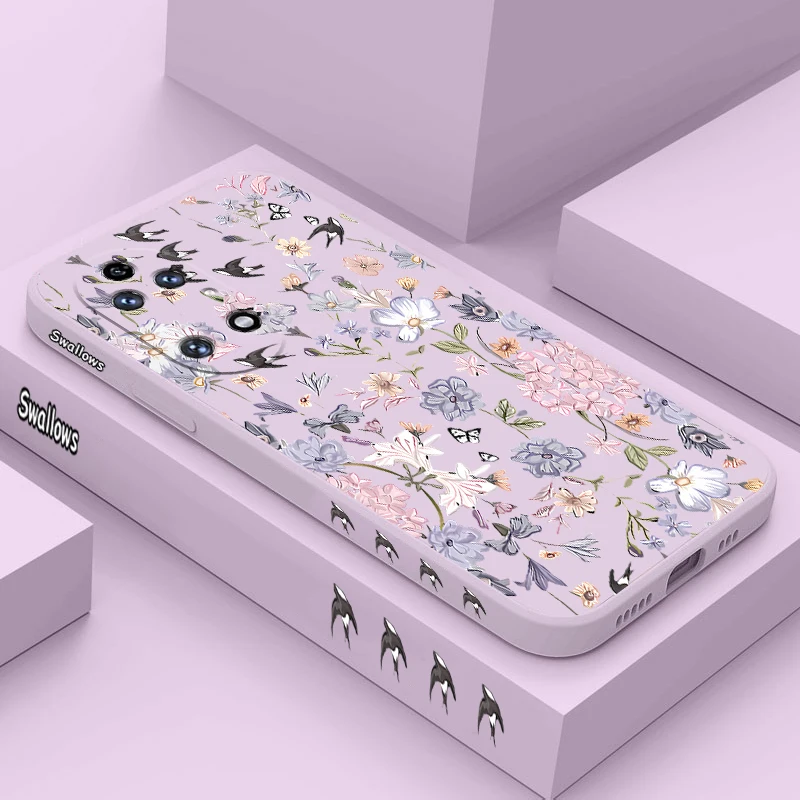 Wilted Flower Silicone Phone Case Cover