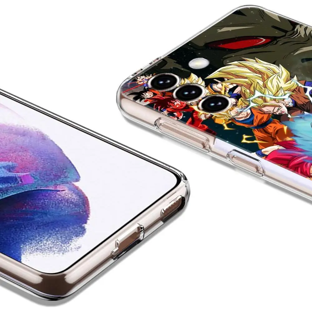samsung silicone Dragon Ball Z Super Saiyan Case For Samsung Galaxy S20 FE S21 S22 Ultra S10 S9 Plus S10e Note 10 Lite Soft Phone Funda Cover samsung cute phone cover