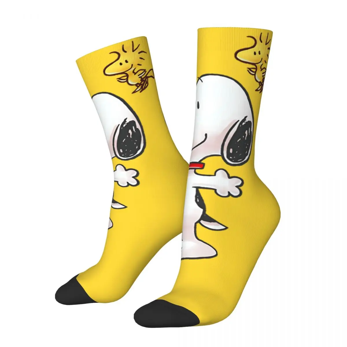 Uomo Donna Calzini Carini Snoopy Cartoon Peanuts Accessori Comici Warm Kawaii Dress Socks Suit For All Season