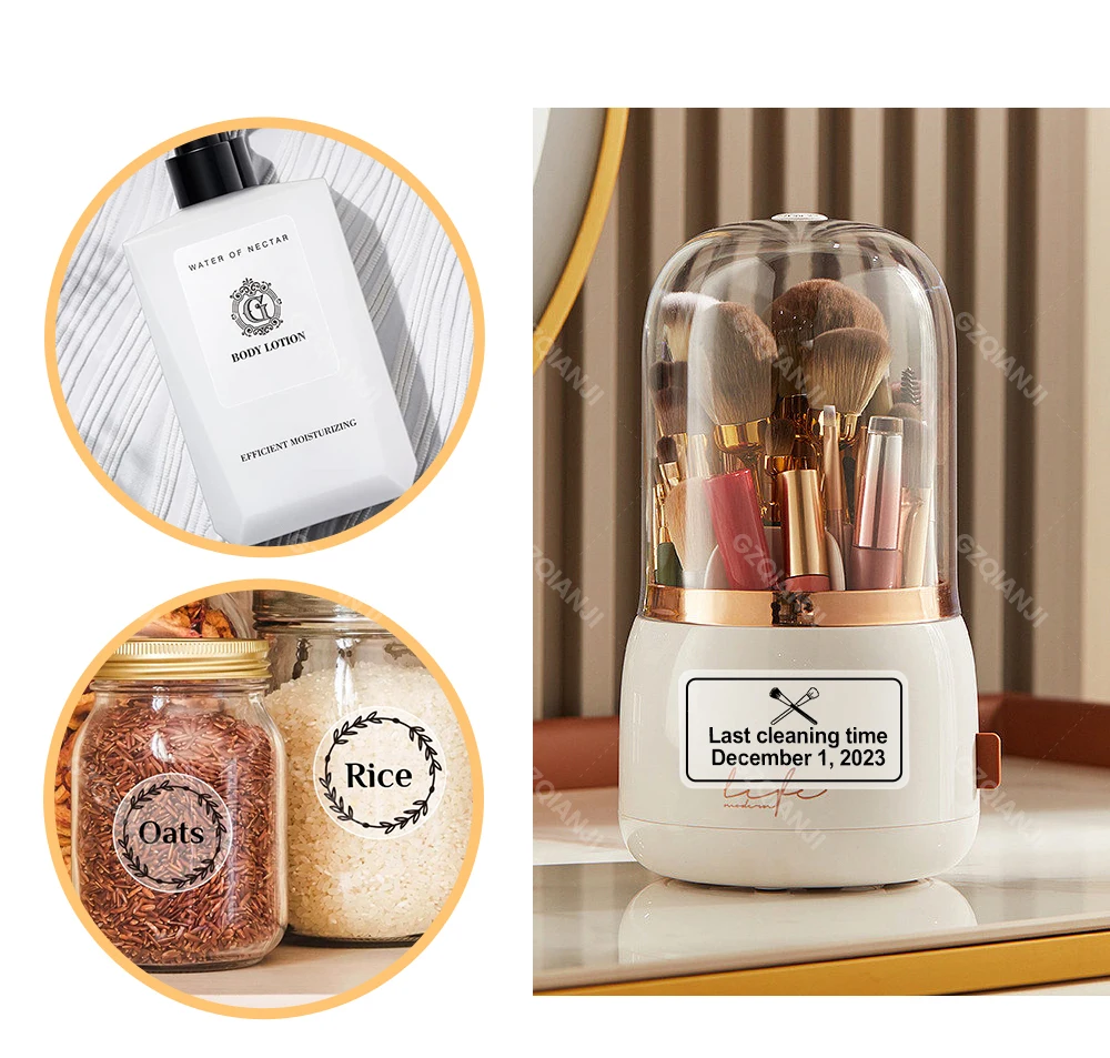 Description Picture 6 of itemNiiMbot B21 B1 B203 B3S Thermal Label Printer Transparent Label Rolls Waterproof Sticker Category Barcode Price Size Name Tag