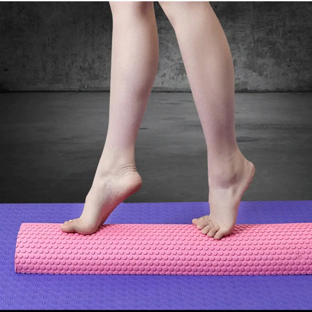 Description Picture 4 of item30/45cm Half Round EVA Massage Foam Roller Yoga Pilates Fitness Equipment Balance Pad Yoga Blocks With Massage Floating Point