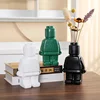 European Resin Statue for Living Room, Creative Block Man, TV Cabinet, Desktop Flower Vase, Modern Home Decoration Accessories 1
