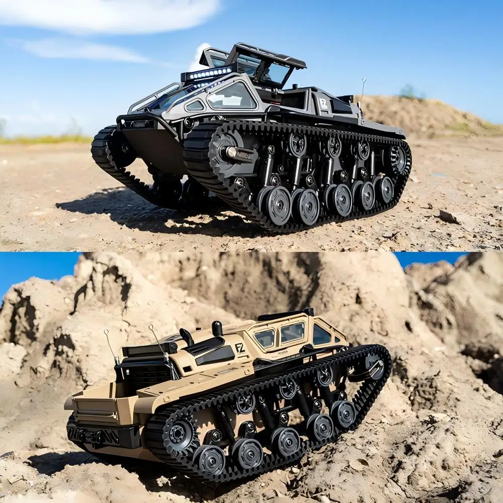 JJRC C8812 RC Tank 2.4G Full Scale Tracked RC Car Remote Control Car Off-Road Vehicle Tank Toys Gift For Children Boys 4