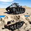 JJRC C8812 RC Tank 2.4G Full Scale Tracked RC Car Remote Control Car Off-Road Vehicle Tank Toys Gift For Children Boys 4
