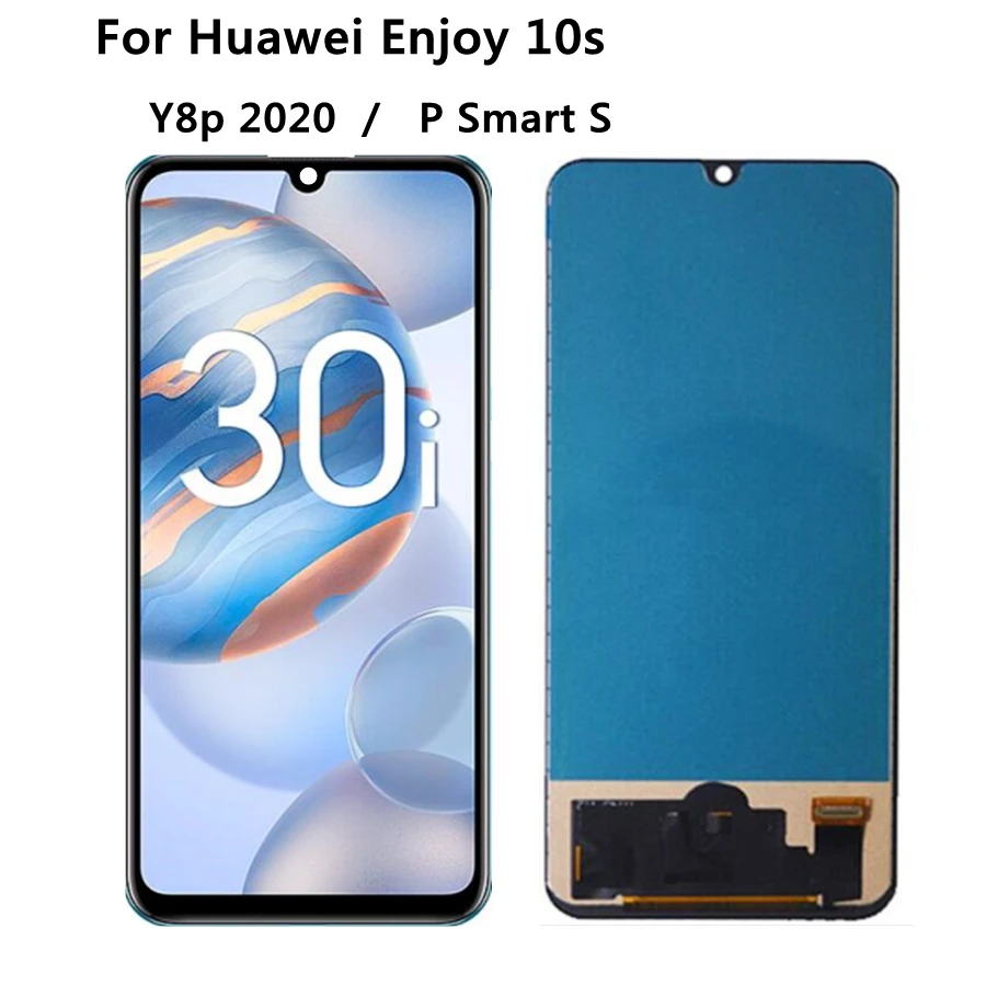 

TFT 6.3" For Huawei Y8p 2020 LCD Display + Touch Screen For Hauwei Enjoy 10s LCD P Smart S Y8P AQM-LX1 Display