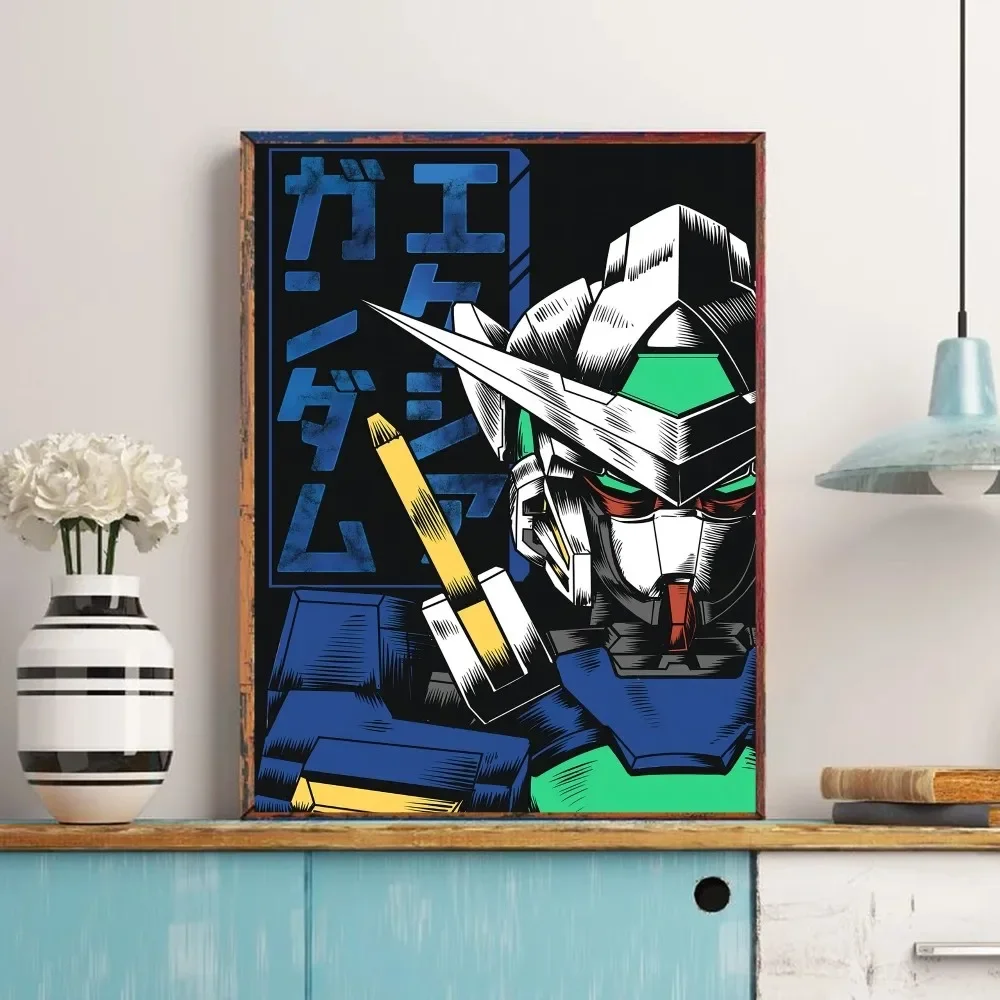 애니메이션 G-건담 DIY 스티커 포스터, 빈티지 룸 바 카페 장식, 홈 데코