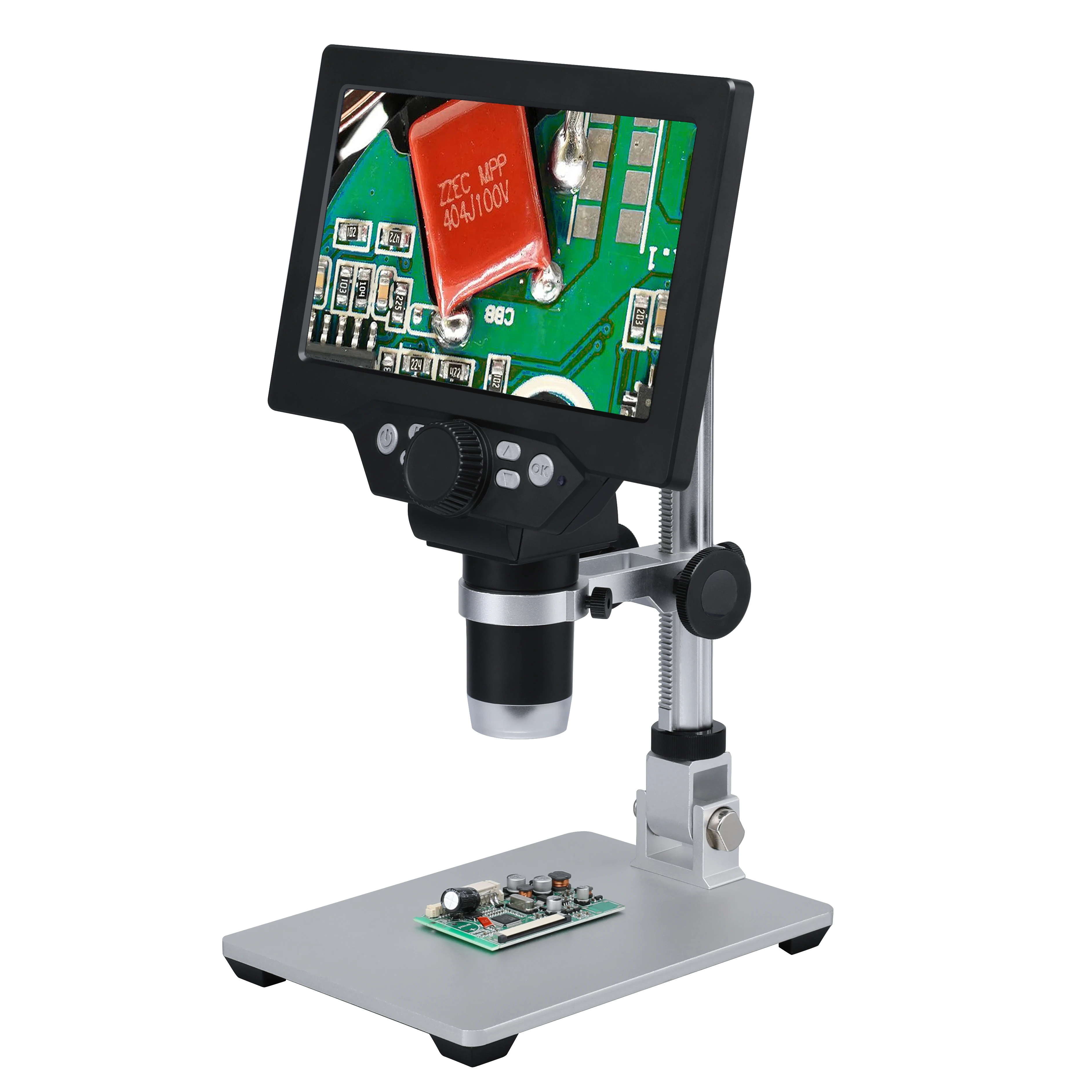 Large screen with display microscope industrial electronic digital