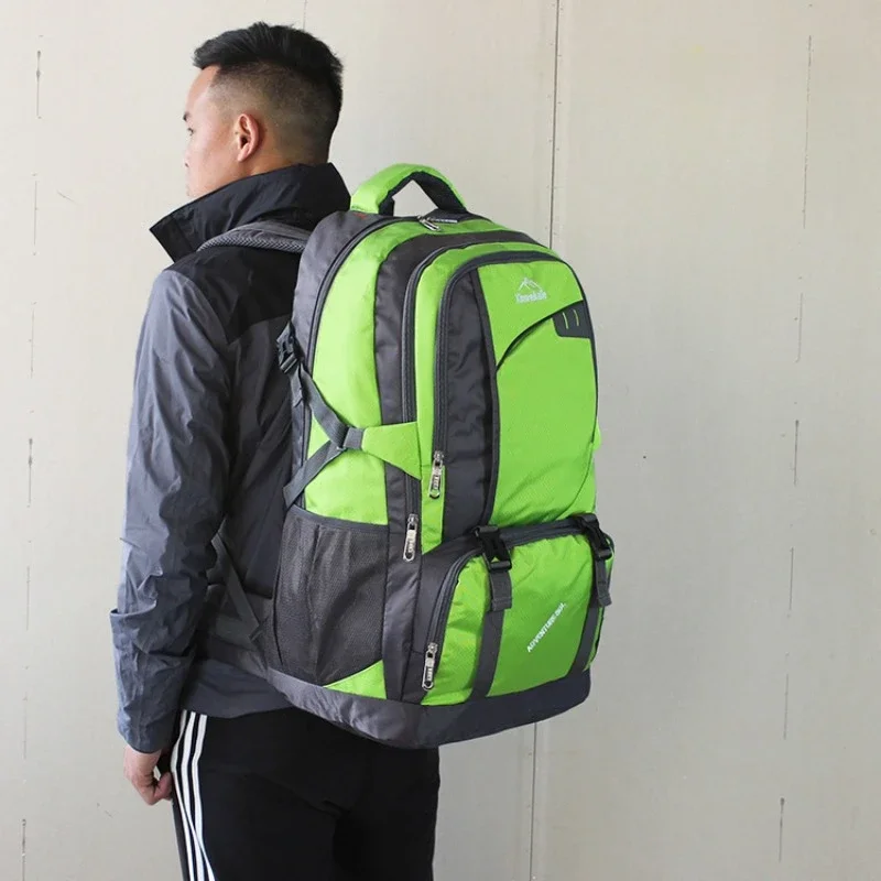 

Large-capacity Outdoor Camping Backpack Men Tactical Backpack Hiking Accessories Waterproof Oxford Travel Bag Women Luggage Bag