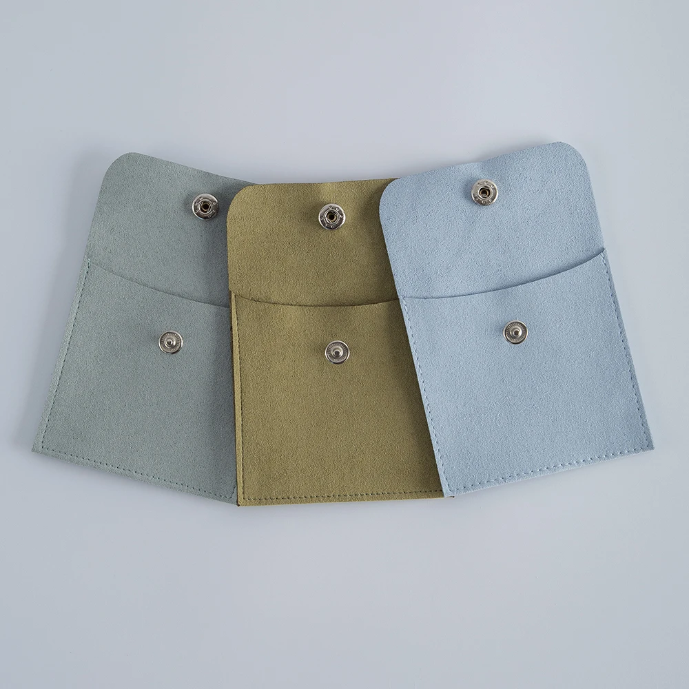 100 teile/los Schmuck Mikrofaser Taste Geschenk Taschen Kleine Unternehmen Großhandel Reise Ringe Ohrringe Verpackung Lagerung Hochzeit Gefälligkeiten – Detail 4