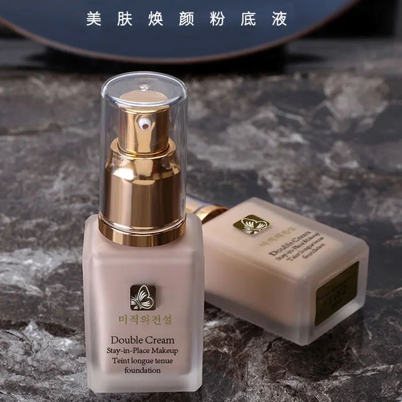 Durable Waterproof Matte Foundation Matte Oil Control Concealer Foundation Cream Moisturizing Waterproof Finish liquid foundation makeup cream waterproof foundation