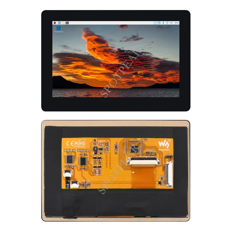   5 ġ MIPI DSI LCD 800  480 IPS ÷ ȭ,  ġ  ɼ