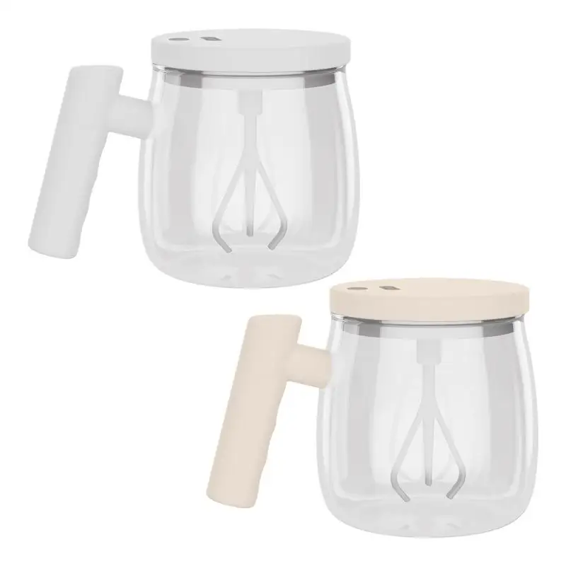 

Electric High Speed Mixing Cup 400ml Electric High Speed Mixing Cup Glass 800mAh USB Rechargeable Stirring Cup Portable Washable