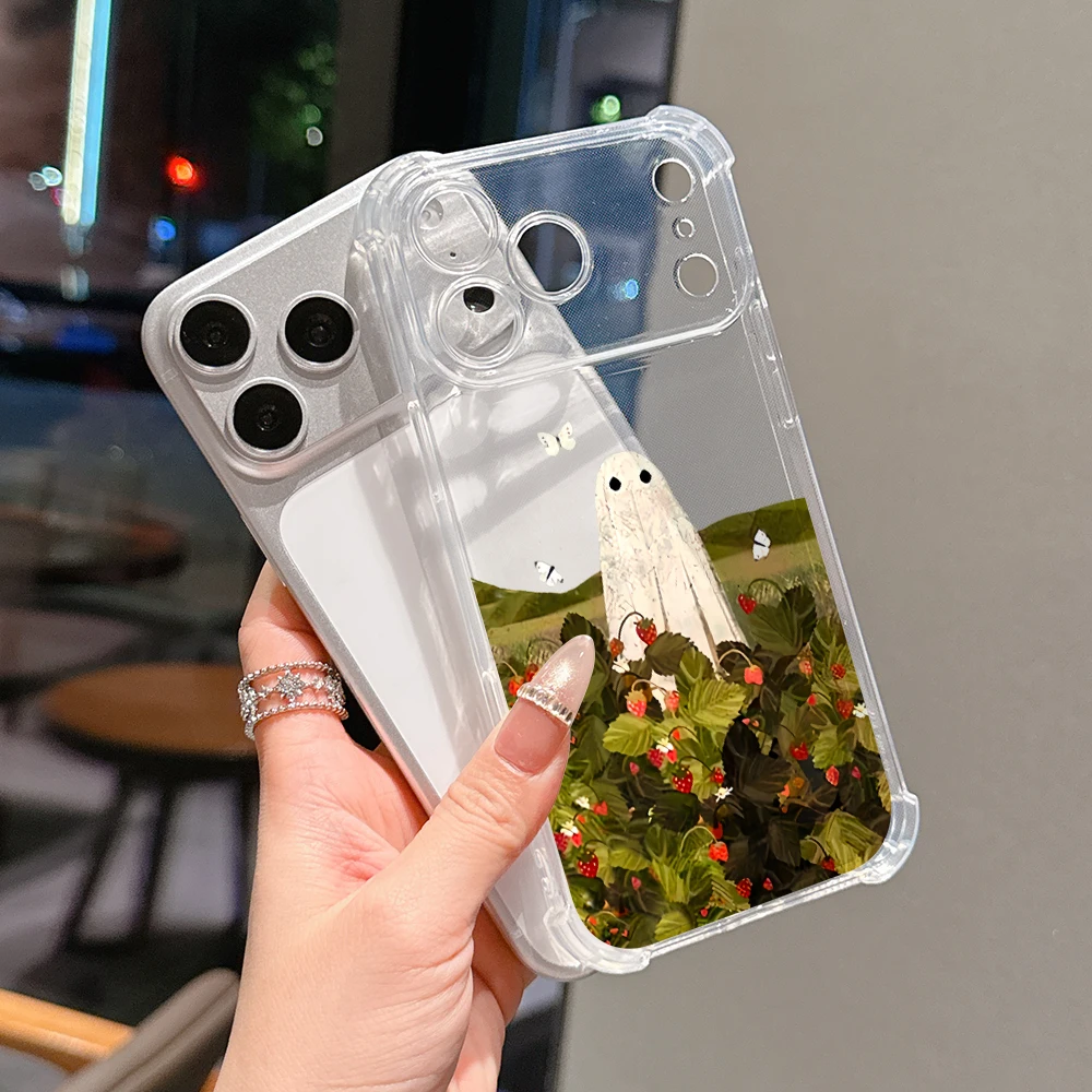 Comical Halloween Ghost Shockproof Phone Case