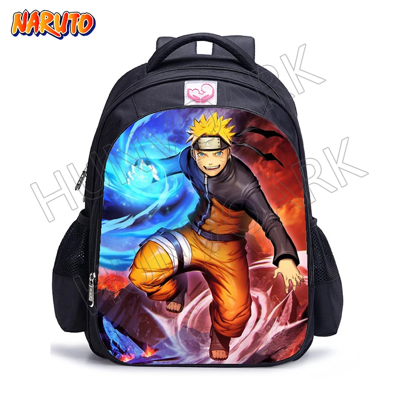 Naruto Shippuden 17 Clear Plastic Backpack with Removable Laptop Pocket