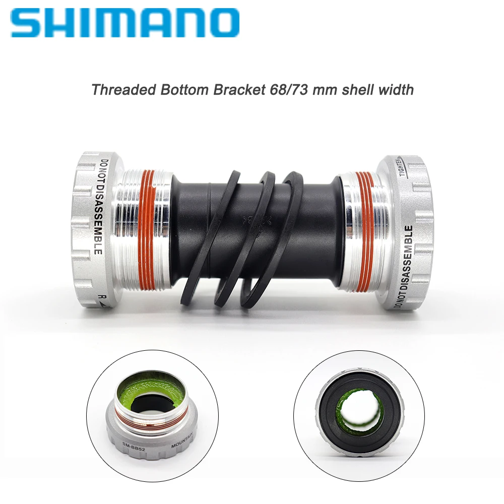 JKSPOTS ShimanoAlivio BB51 BB52 Mountain Bicycle Bottom Bracket Sm Bb51 Sm Bb52 Deore Alivio Hollowtech Ii Bottom Bracket Sm Bb52%2f