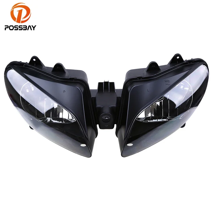

Clear Motorcycle Headlights Lens Housing Assembly Motorbike Cafe Racer Headlamp Case For Yamaha YZF R1 2000 2001 YZF-R1