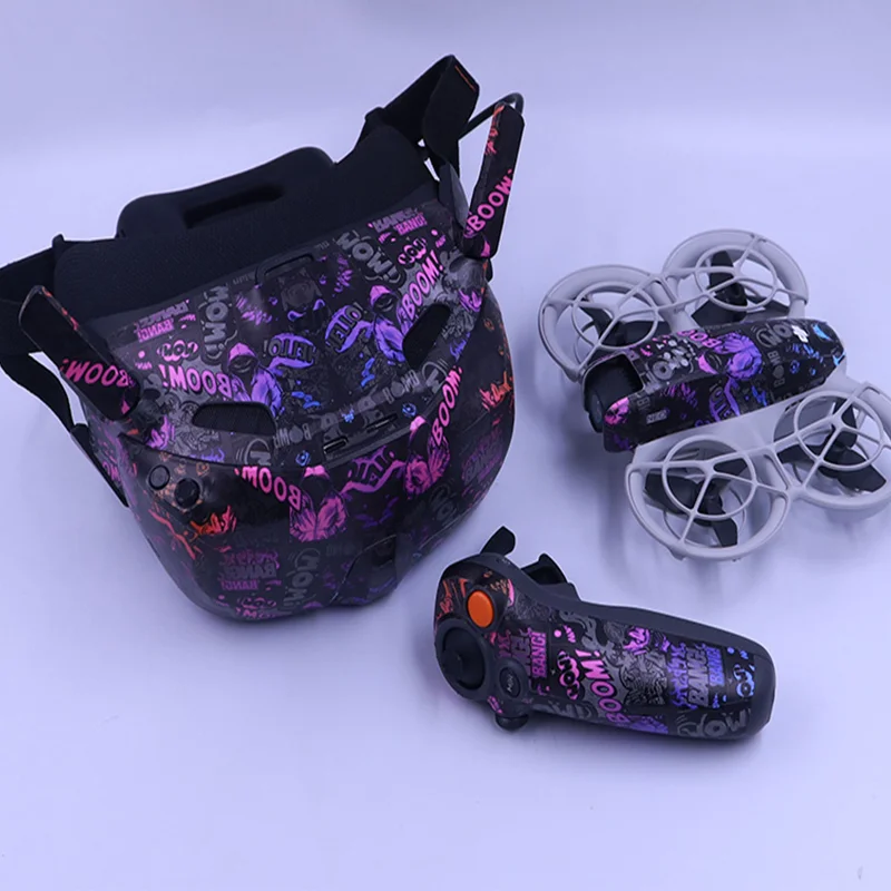 For DJI NEO Drone Body Sticker Goggles N3/RC Motion 3 Decorative Decals Colorful Skin Anti-scratch Protective Film Accessories