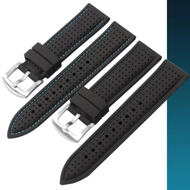 Silicone Rubber Wrist Strap Watchband