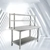 Stainless Steel Workbench Kitchen Cabinets Countertops Storage Racks Hotel Kitchen Console Load Tables Modern Kitchen Furniture 4