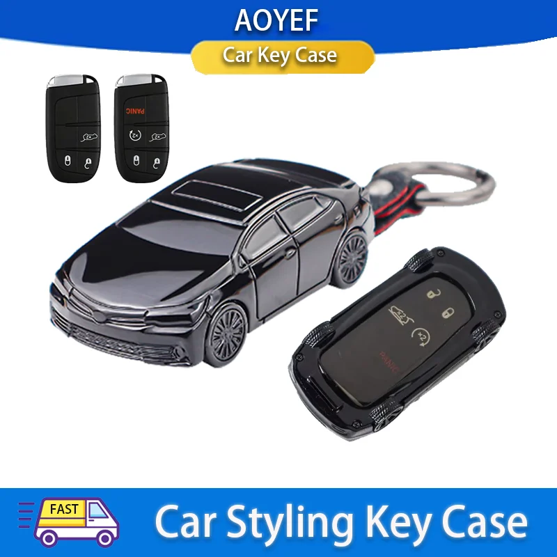 Key Fob Cover Compatible With Jeep Dodge Chrysler - Silver Black TPU Case For Grand Cherokee, RAM, Charger, 300 - View #11