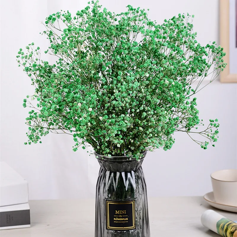 

100g Dekoration BabysBreath Gypsophila Natural Dried Preserved Bouquet Flowers Christmas Decoration 2022 Bridal Wedding Bouquet