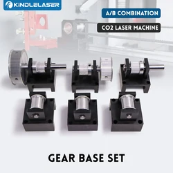 KINDLELASER Open Belt Gear Base Set Machine Mechanical Parts for Co2 3020 4060 Laser Cutting Engraving Machine