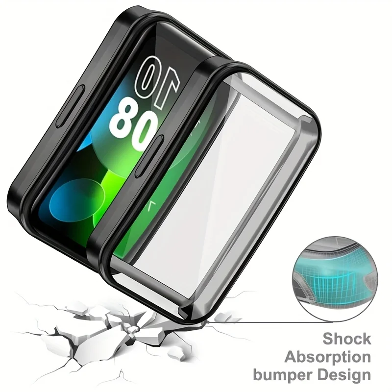 Premium Screen Protector Watch Case with TPU Plated Bumper for Smartwatch Accessories