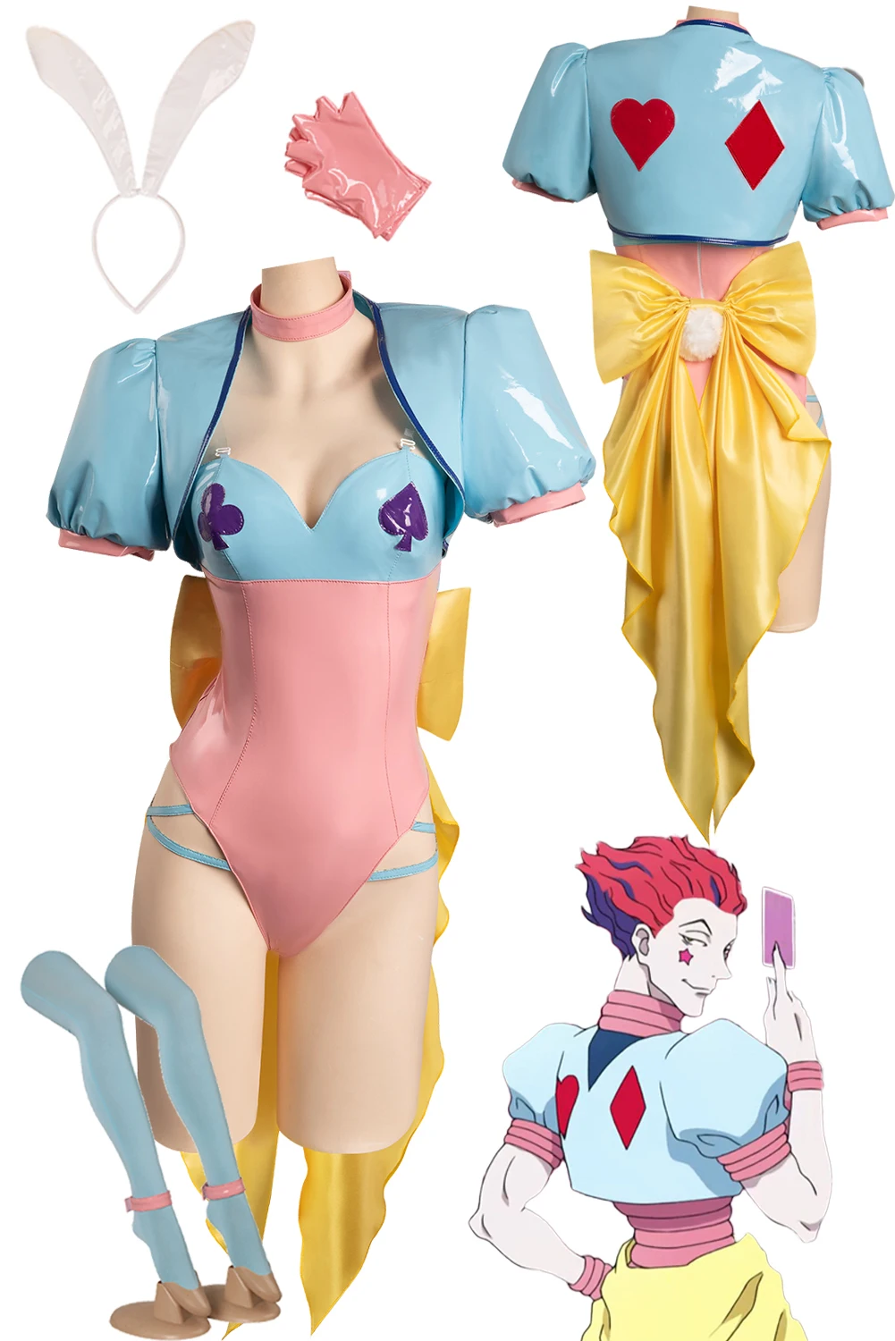 

Anime Hunter X Hunter Bunny Girl Hisoka Cosplay Sexy Women Costume Roleplay Fantasia Fancy Dress Up Party Cloth For Role Play