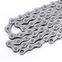Chaîne de vélo 6/7/8/9/11 vitesses 10v 11v 12v 116/126L VTT Chaînes d'origine pour VTT Pièces de vélo 2