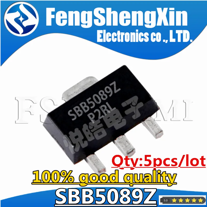 

5pcs SBB5089 BB5Z SBB5089Z SOT-89 SBB-5089Z Chips