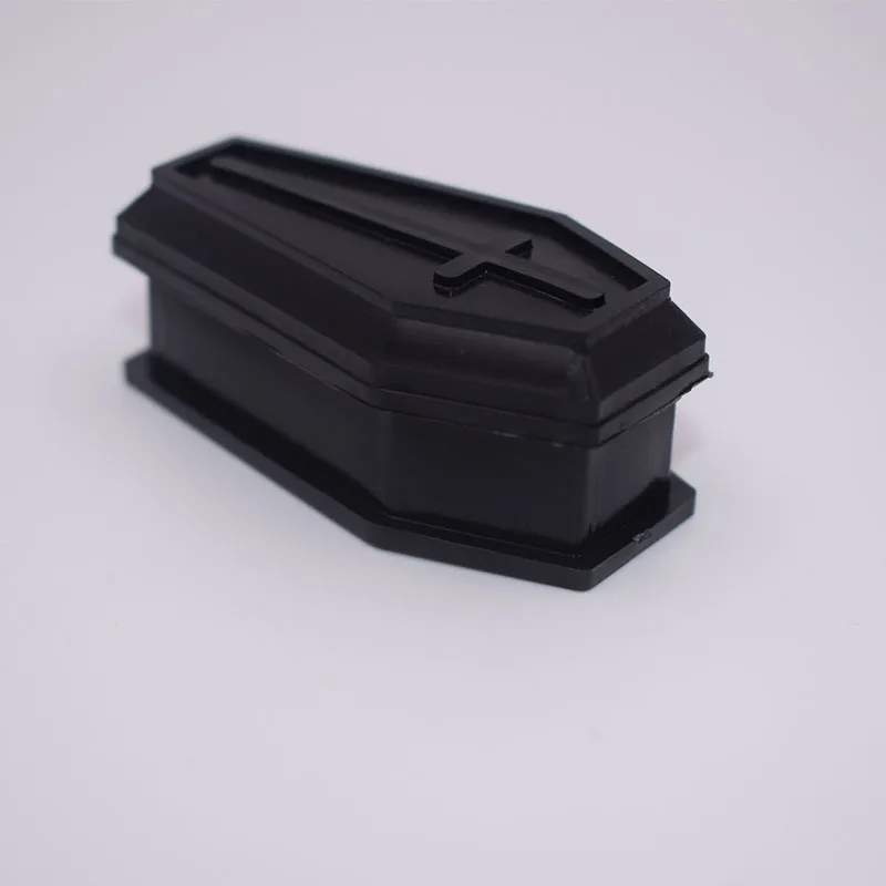 

2/5/10Pcs Coffin Boxes With Lids Fortune Small Coffin Halloween Party Ornament Gift Box Halloween Decorations Black Coffin Box