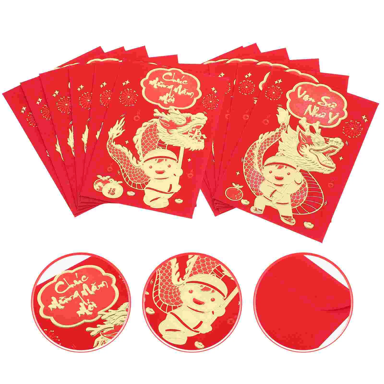 

Money Red Pockets Chinese Lucky Money Envelopes Year Red Envelopes Cash Envelopes Money Bags Random Style