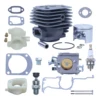 52mm Big Bore Cylinder Piston Carburetor Overhaul Kit For Husqvarna 266XP 266 266SE XP SE 61 Parts Chainsaw Intake Manifold 5