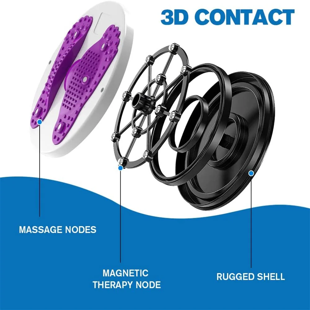 Waist Twisting Disc Unisex Waist Trainer Health Thin Exerciser Twist Board Exercise Foot Massage Plate Fitness Equipment waist twisting disc