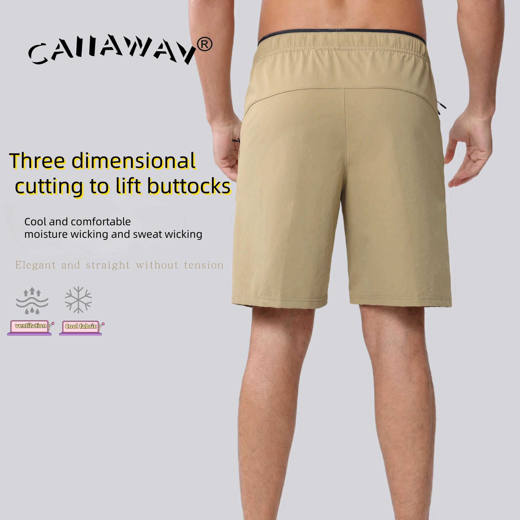 Golf Men's Shorts Nylon Casual Sportswear