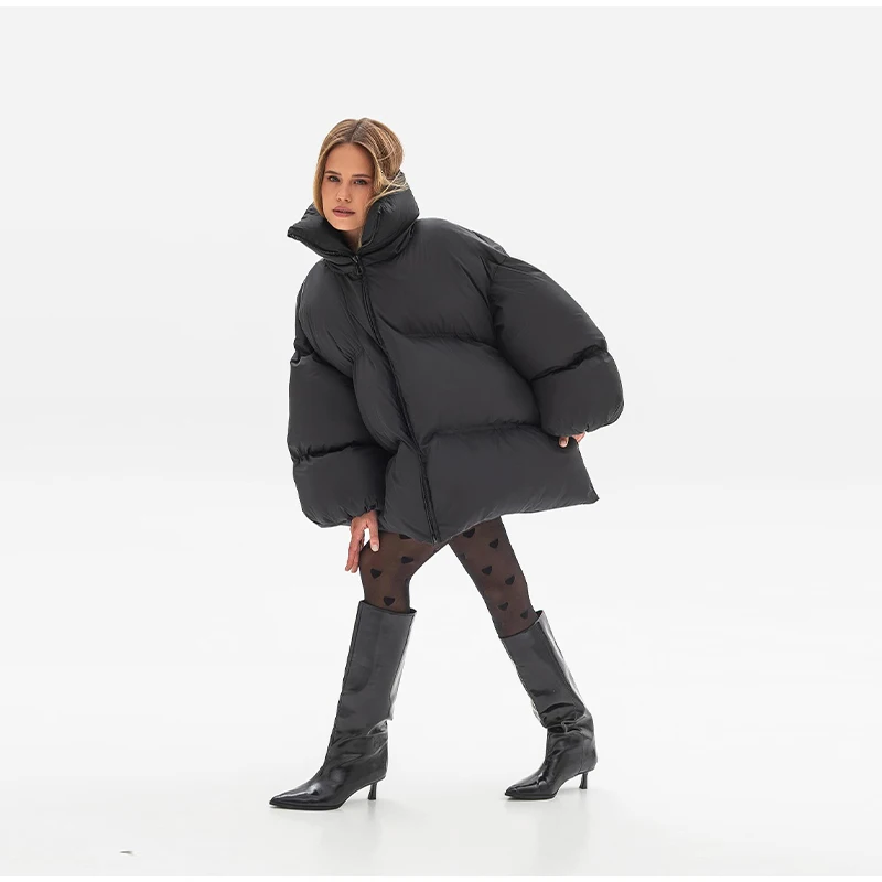 Karierte Pufferjacke für Damen, modisch, abnehmbare Kapuze, Krawatte, Schal, volle Ärmel, Mantel, 2025, Herbst-Winter-Dame, täglich, lässige Oberbekleidung – Detail 9