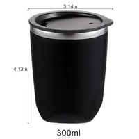 300ML Cafe Thermal Cup Stainless Steel Coffee Mug Leak-Proof Thermal Mug Insulated Water Bottle Milk Tea Cold Cup Drinkware 6