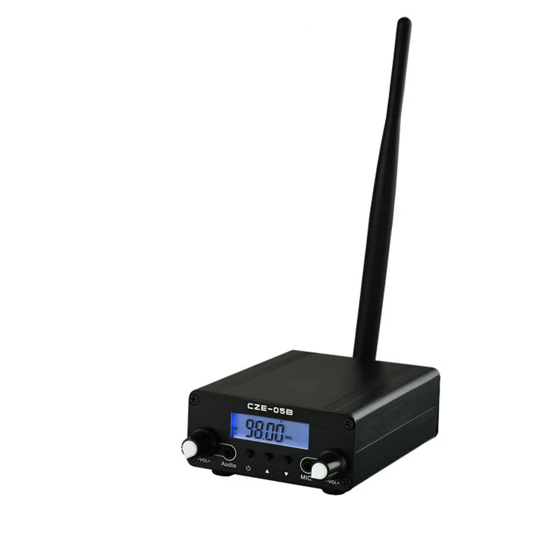 Trasmettitore FM Wireless 7W Lungo Raggio Per Chiesa O Stazione Radio - Senza Marca
