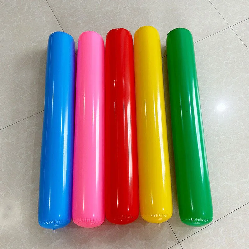10/5PCS PVC Inflatable Cheering Stick Cylinder Pool Noodles Jumbo Outdoor Games Kids Adults Carnival Field Day Party Supplies 5