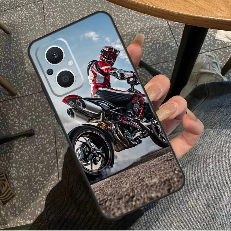 Motorcycle Man Case For OPPO Reno 8 7 6 5 4 Lite 2Z 4Z 5Z 8T 10 OPPO Find X5 X6 Pro X2 Lite X3 Neo Cover