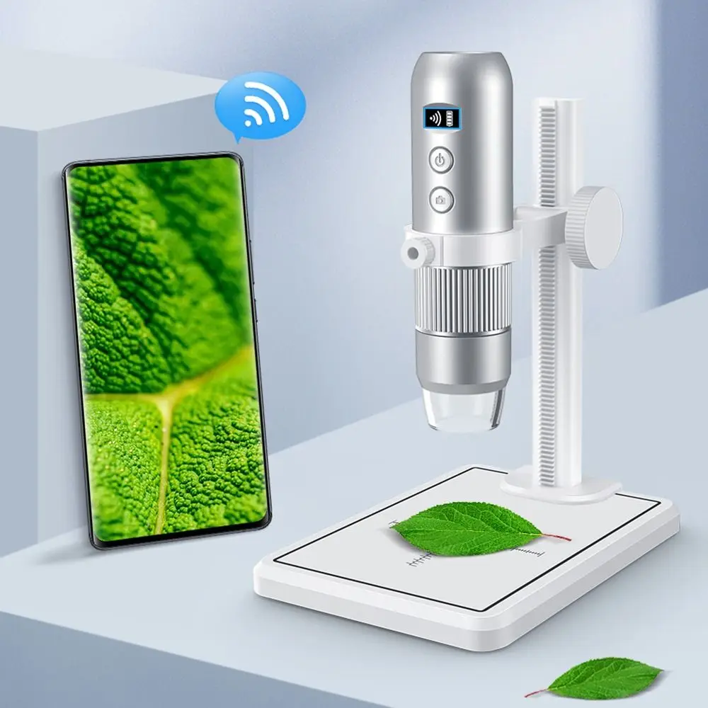 

Portable For Android IOS PC Wireless With 8 LED Bracket Digital Microscope Handheld Magnifier WiFi Microscopes